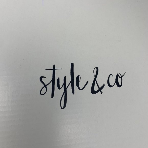 Style & Co Willoww 10008424200 Ankle Bootie Women 10 Taupe Side Zip Buckle S0546 - Picture 9 of 10